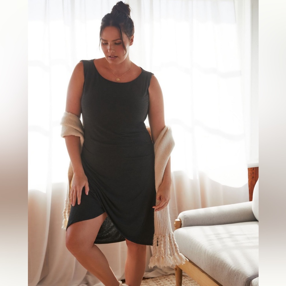 Anthropologie Draped mini dress